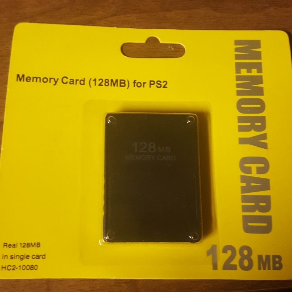 PS2 (128 MB) memory card